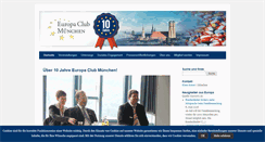 Desktop Screenshot of europa-club-muenchen.de